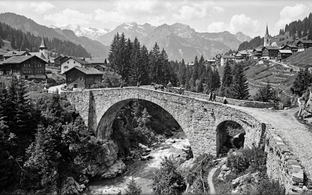 Die alte Brücke zwischen Gommiswald und Rieden